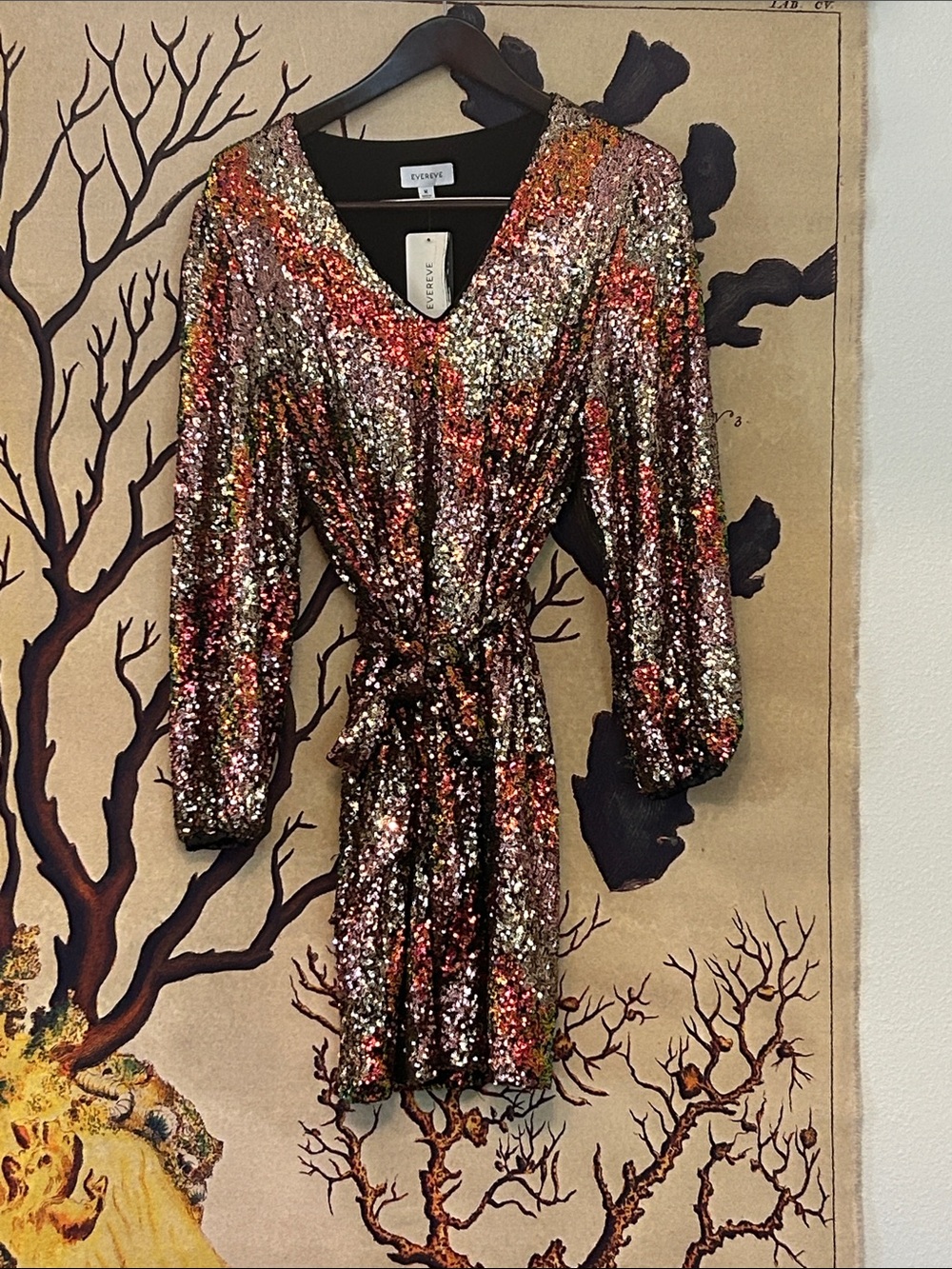 Evereve Georgia Sequin Party Dress